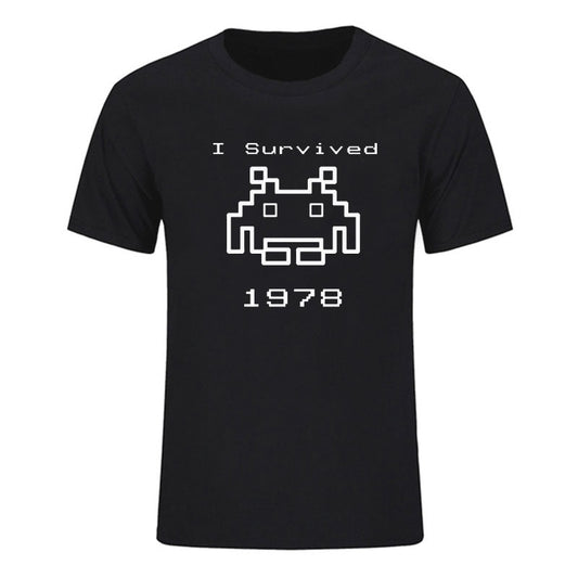 Black Space Invaders T-Shirt
