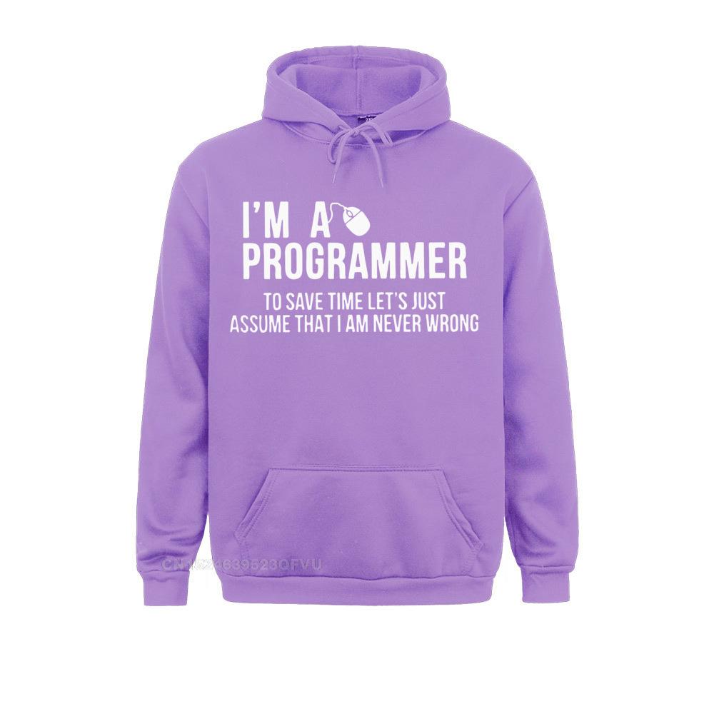 Purple "I'm a Programmer" Hoodie