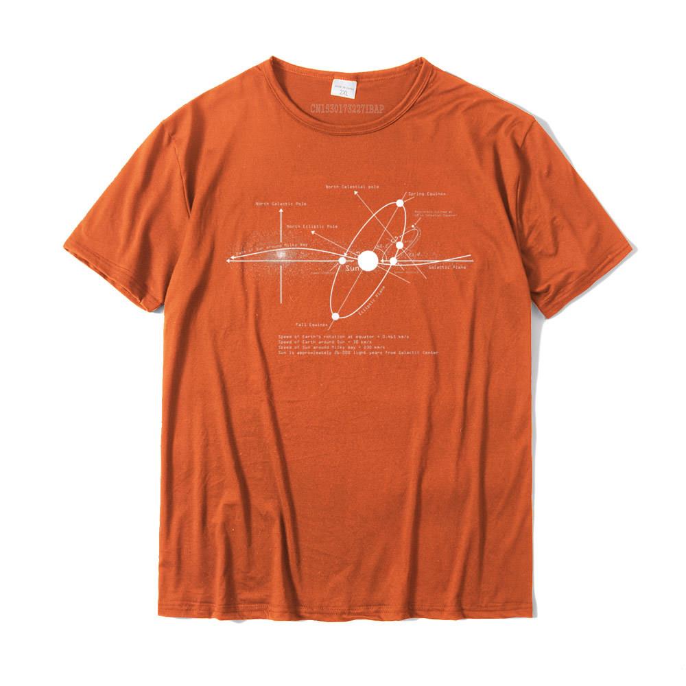 Orange Solar System Diagram T-Shirt