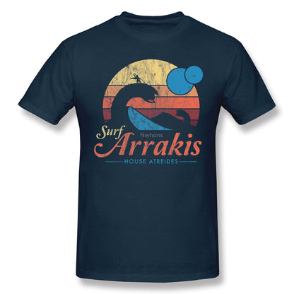 Dark Blue Surf Arrakis Dune T-Shirt