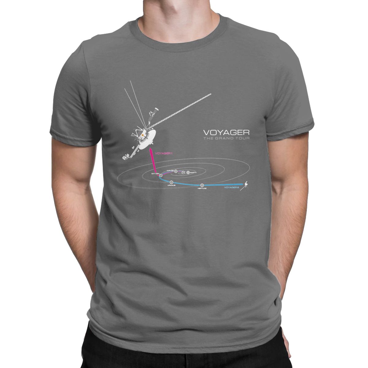 Grey NASA Voyager T-Shirt
