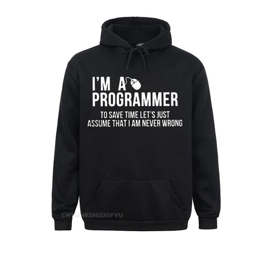 Black "I'm a Programmer" Hoodie