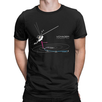 Black NASA Voyager T-Shirt
