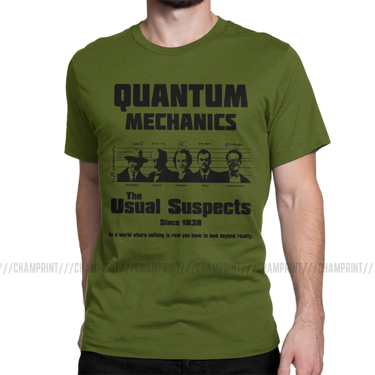 "The Usual Suspects" Quantum Mechanics T-Shirt