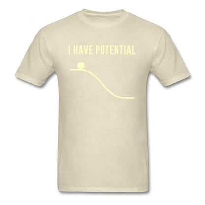 Khaki "I Have Potential" Physics T-Shirt