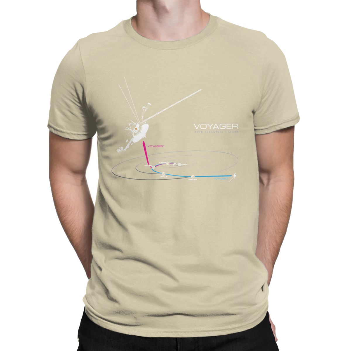 Tan NASA Voyager T-Shirt