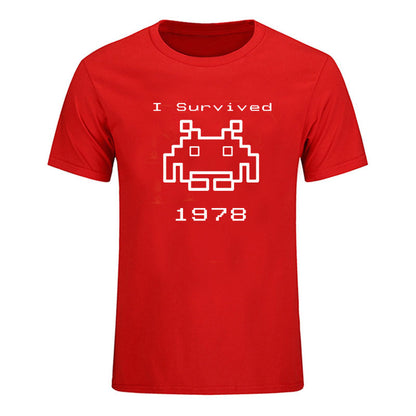 Red Space Invaders T-Shirt