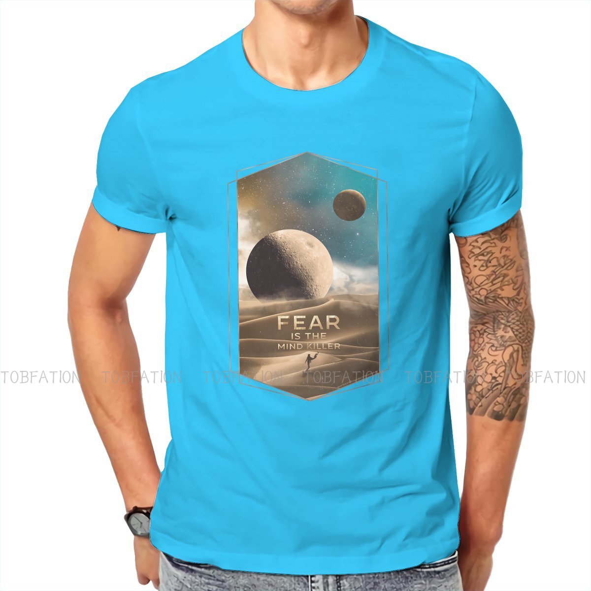 Light Blue Moons of Arrakis Dune T-Shirt