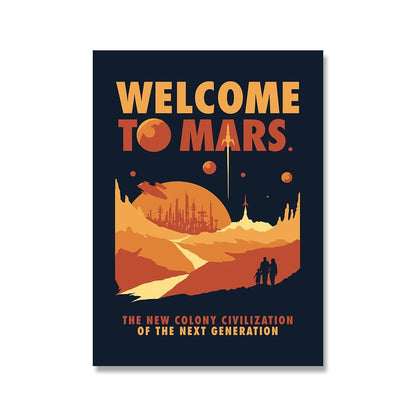 Mars Canvas Oil Painting