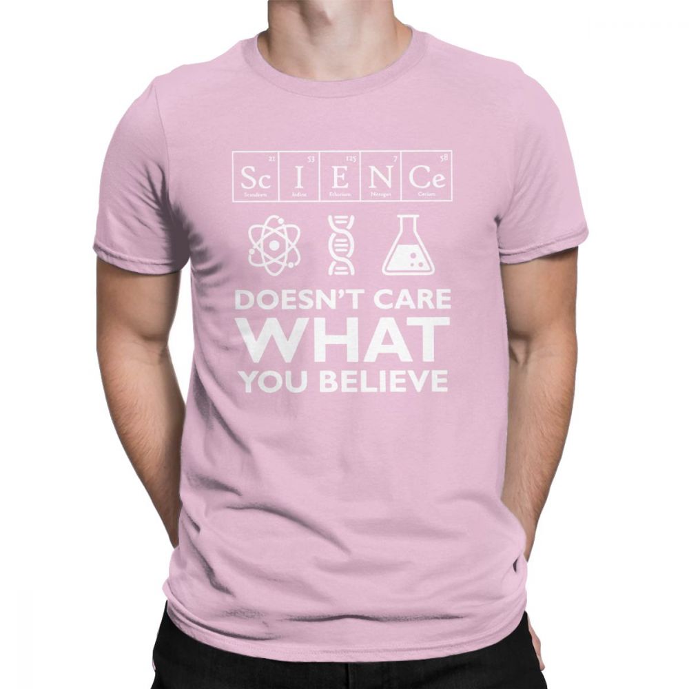 Pink "Science Doesn't Care What You Believe" T-Shirt