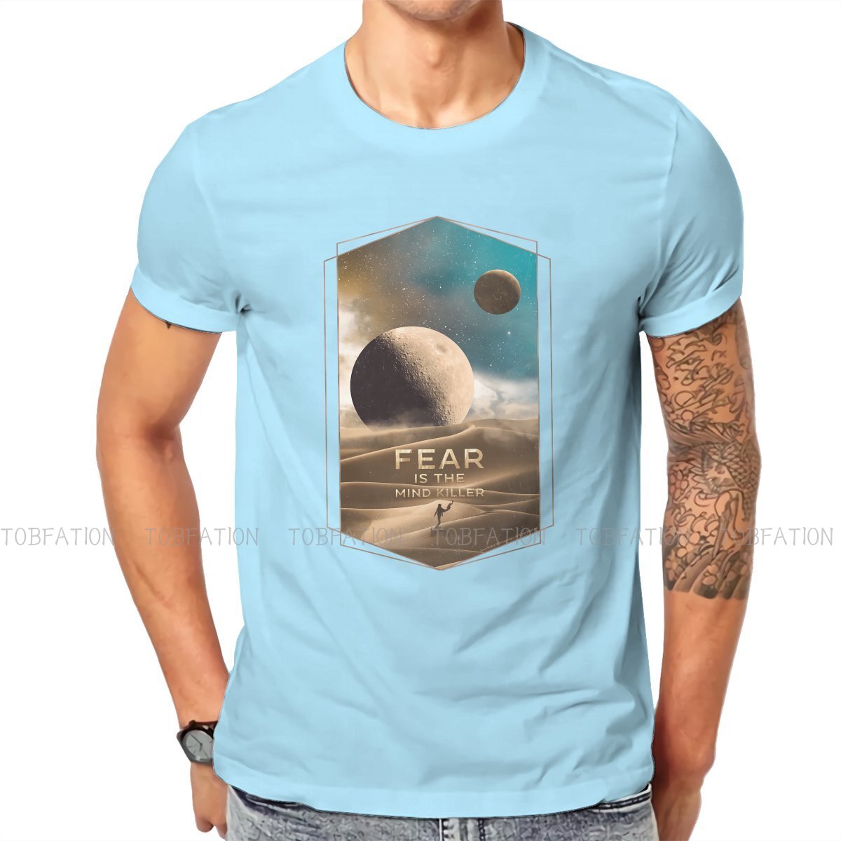 Light Blue Moons of Arrakis Dune T-Shirt