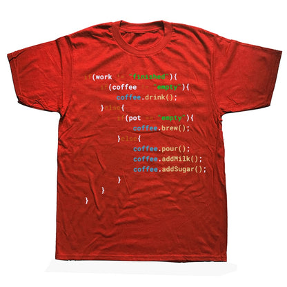 Red Coffee Code T-Shirt