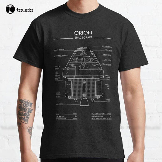 Black Orion Spacecraft T-Shirt