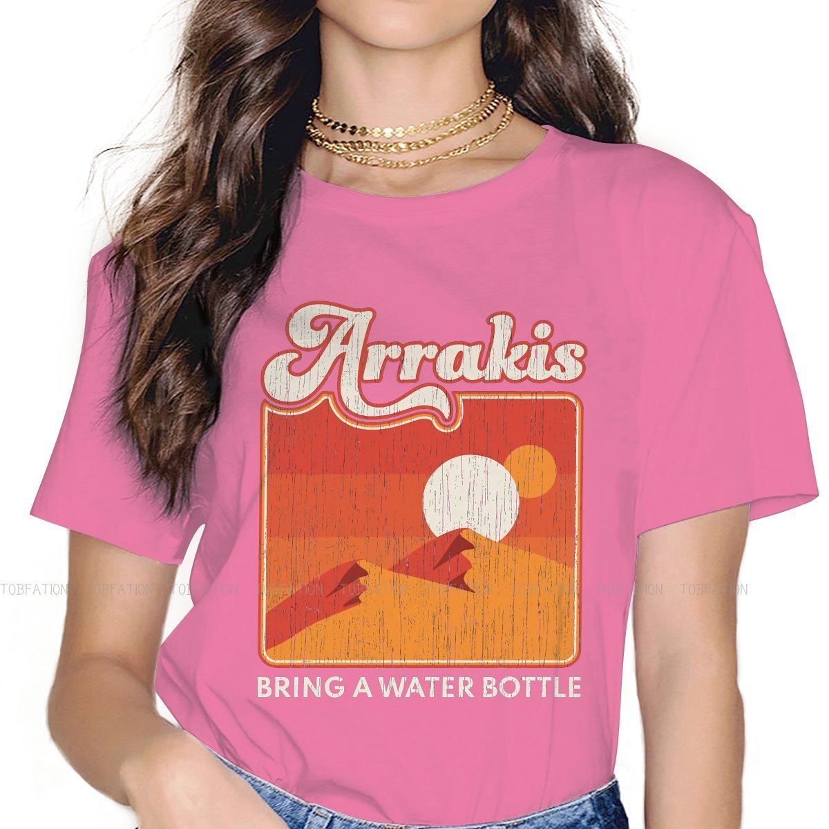 Pink Arrakis Desert Dune T-Shirt